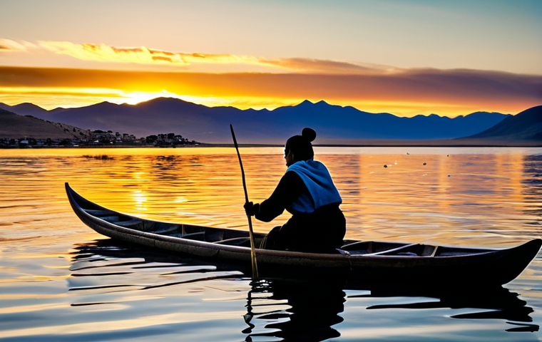 Titicaca Lake Sunrise**

"A breathtaking sunrise over Lake Titicaca, Bolivia. Uros floating islands visible in the distance. A fully clothed indigenous woman in traditional, modest clothing is paddling a reed boat. The sky is ablaze with golden light, reflecting on the water. Perfect anatomy, correct proportions, natural pose, well-formed hands, proper finger count, natural body proportions, professional photography, high quality, safe for work, appropriate content, fully clothed, modest, family-friendly."

**