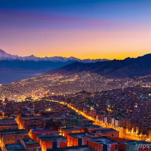 Home 29 라파스 여행 추천 코스 - **Image Prompt 1: La Paz, the Sky-Touching City at Sunset**
"A breathtaking panoramic view of La...